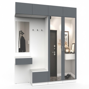 Набор мебели для прихожей "Марсель-212" МР 01-212 В2490 Ш2000 Г420 (ЛД..